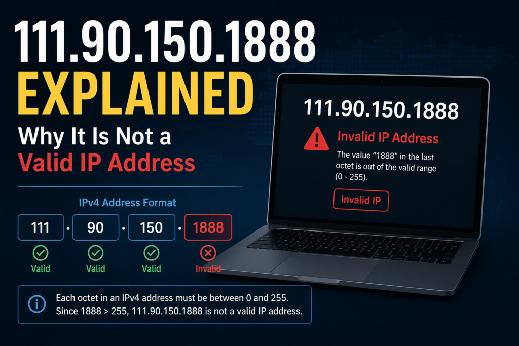 111.90.150.1888 Explained: Invalid IP Address Meaning, Causes & Network Errors